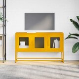 vidaXL TV ormarić senf žuti 100,5x39x60,5 cm hladno valjani čelik | shoptok.hr