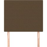  Uzglavlje tamnosmeđe 100x5x118/128 cm tkanina | shoptok.hr