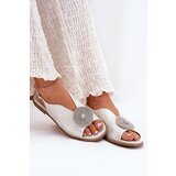 S. BARSKI Shiny Women's Sandals With Decorative Detail S.Barski | Shoptok.si