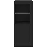 Komoda s LED svjetlima crna 41x37x100 cm | shoptok.hr