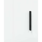 vidaXL Komoda visok sijaj bela 69,5x34x90 cm inženirski les | Shoptok.si
