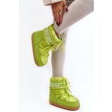 Boto Women's tied snow boots in olive green Soia | Shoptok.si