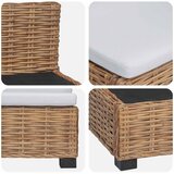  Srednja sofa s jastucima GENDT Prirodni ratan Prirodna | shoptok.hr