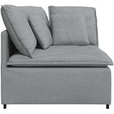  Modularna sofa Kutni modul s jastucima svijetlo siva 100 cm | Eponuda.com