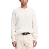 Calvin Klein Jeans Puloverji LS EZ COTTON WAFFLE LV04RD313G Bela Cene