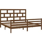  Za krevet od masivne borovine boja meda 200 x 200 cm | shoptok.hr