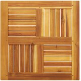 Stolna ploča 60x60x2 cm četvrtasta od masivnog drva bagrema | shoptok.hr