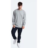 Carhartt WIP Pamučna majica dugih rukava Chase boja: siva, melanž, I026392.GREY.HEATH-GREY.HEATH | shoptok.hr