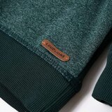  Dječja topla majica s kapuljačom tamnozelena 128 | shoptok.hr