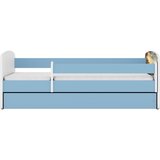 MID.YOU Dječji krevet Dreamy brod 160x80 sa madracem s ladicom Plava | shoptok.hr