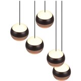 Trio Select Crna/u bakrenoj boji LED viseća svjetiljka s metalnim sjenilom ø 30 cm Orbit – | shoptok.hr