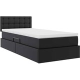  Krevet s prostorom za pohranu s LED-om Crna 100 x 200 cm | shoptok.hr