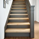 vidaXL Podloge za stopnice 8 kosov 80x25x2 cm trdna hrastovina Cene