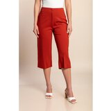Fenzy Plus Size Kapri Hlače, Opečnate | Shoptok.si