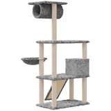  Penjalica za mačke sa stupovima za grebanje svjetlosiva 131 cm | shoptok.hr