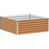  Povišena gredica - Vrtna gredica 98 x 100 x 36 cm Cinkani čelik | shoptok.hr