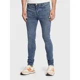 Brave Soul Jeans hlače MJN-DONTE Modra Super Skinny Fit