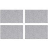 vidaXL rubni matovi Srebrni Aluminij 50 x 30 x 0.3 cm | shoptok.hr