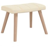  Gugalni stol s stolčkom krem blago, (20804195) | Shoptok.si