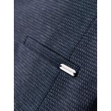 Ombre Fitted elegant men's structured knit vest - navy blue | shoptok.hr
