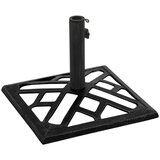  Stalak za suncobran crni 44 x 44 x 31 cm od lijevanog željeza | shoptok.hr