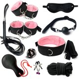 Iza Zatvorenih Vrata MZ2569 Dark Desire BDSM Set – 10 Zavodljivih Dodataka za Igru Dominacije Cene