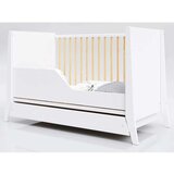 Lettino COSMO KREVETAC 120X60 WHITE PINE + FIOKA