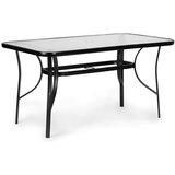Multi Garden vrtni stol 160x90 cm kaljeno staklo velika ploča za terasu, vrt, otvor za suncobran | shoptok.hr