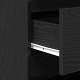  2-komadni Sideboardi u crnom hrastu od inženjerskog drva | shoptok.hr