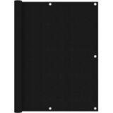 vidaXL balkonski zastor crni 120 x 500 cm od tkanine Oxford | shoptok.hr
