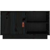 TV omarica črna 100x34x40 cm trdna borovina, (20731634) | Shoptok.si