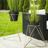  Stalak za saksiju TRIANGL 40x45 cm zlatni | Eponuda.com