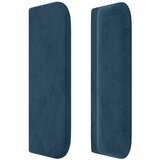  Uzglavlje s ušima tamnoplavo 93x16x78/88 cm baršunasto | shoptok.hr