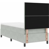  Krevet s opruga kutije Svijetlo siva 90 x 200 cm Baršun | shoptok.hr