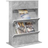  Polica za časopise s policom Betonski sivi 70 x 41 x 96 cm | Eponuda.ba