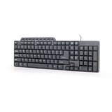 Gembird Tastatura KB-UM-104, Compact multimedia keyboard, USB, US layout, black | Eponuda.ba