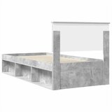 Krevetna konstrukcija s uzglavljem Betonska siva 90 x 190 cm | shoptok.hr