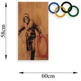 Wallity Zidna dekoracija Banksy - 14, 58x60 cm, Crna | Eponuda.ba