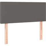  Posteljno vzglavje sivo 80x5x78/88 cm umetno usnje, (20794529) | Shoptok.si