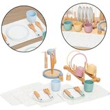  Drveni set posuđa za igru Tableware - 33 elemenata | shoptok.hr