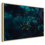  Slika - Sky Before the Storm (1 Part) Wide 120x80 U prirodnom drvenom okviru | shoptok.hr