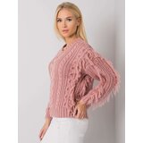 RUE PARIS Sweater-CA-SW-3746.06-dark pink | Shoptok.si