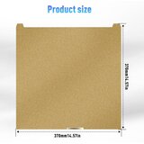 Aldor Build Plate 370 × 370 mm – Double-Sided PEI Kompatibilna sa Creality K2 Plus | Eponuda.com