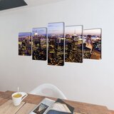  Zidne Slike na Platnu Set s Printom New York 200 x 100 cm | Eponuda.ba