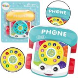  Interaktivni telefon na kotačima za povlačenje - boja se bira nasumično | shoptok.hr