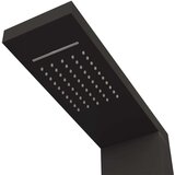 vidaXL Panel za tuš aluminij črne barve | Shoptok.si
