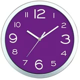 Okrugli Stenska ura Basic (vijolična, premer: 20 cm)