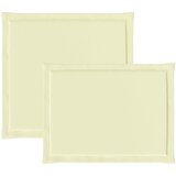  Jastučići za sjedenje i leđa 2 pcs Krem 47 x 45 x 2 cm | shoptok.hr