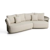 Kave Home Bež/smeđe-siva podstavljena vrtna sofa Osani – Cijene