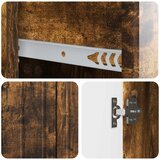  Kreveta Dimljeni hrast 66 x 34,5 x 91,5 cm Konstruirano drvo | shoptok.hr